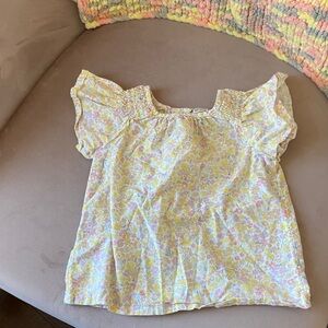 Carter’s Floral Yellow 3T Cotton Top